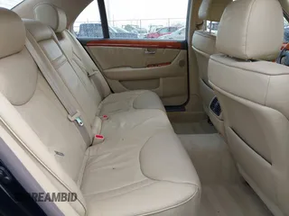 2005 Lexus LS 430 with VIN JTHBN36F450174554, listed as a IAAI auction lot 41989741 with Not Provided miles. Bid and sale history available at carsss.com. Image 8.