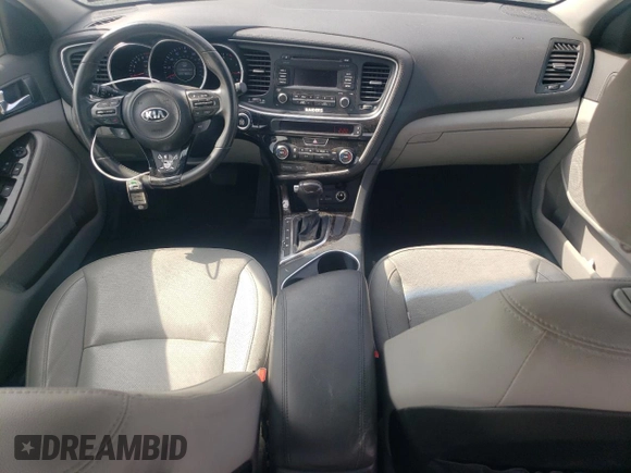 2015 Kia Optima EX with VIN 5XXGN4A78FG357176, listed as a Copart auction lot 52031985 with 99,372 mi miles and Salvage Title. Bid and sale history available at carsss.com. Image 8.