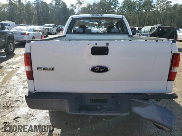 2006 Ford F-150 XL with VIN 1FTPX12V36KD14067, listed as a Copart auction lot 87947545 with 216,700 mi miles and Salvage Title. Bid and sale history available at carsss.com. Image 6.