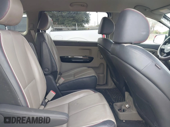2017 Kia Sedona EX with VIN KNDMC5C17H6312805, listed as a IAAI auction lot 41363238 with 68,722 mi miles. Bid and sale history available at carsss.com. Image 8.