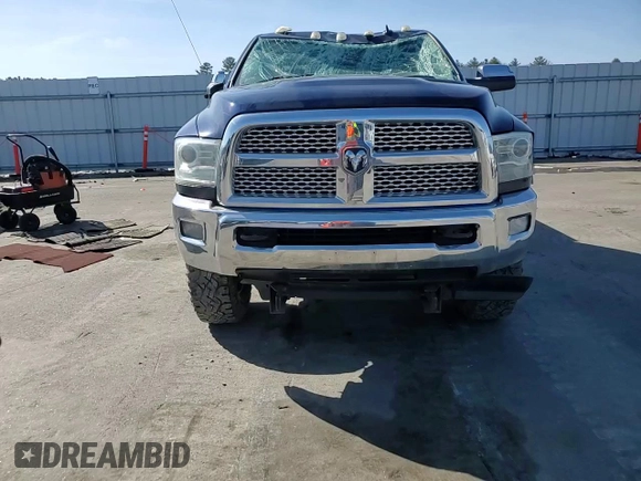 2015 Ram 2500 Laramie with VIN 3C6UR5FJ0FG552064, listed as a Copart auction lot 48611225 with 142,021 mi miles and Salvage Title. Bid and sale history available at carsss.com. Image 10.