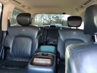 2012 Infiniti QX56 7-passenger with VIN JN8AZ2NE5C9021604, listed as a Copart auction lot 80391754 with 169,913 mi miles and Clean Title. Bid and sale history available at carsss.com. Image 10.