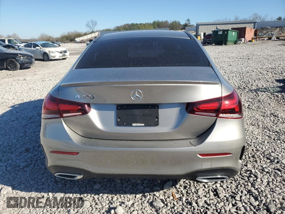 2020 Mercedes-Benz A 220 with VIN WDD3G4EB7LW039220, listed as a Copart auction lot 86135074 with Not Provided miles and Salvage Title. Bid and sale history available at DreamBid. Image 6.