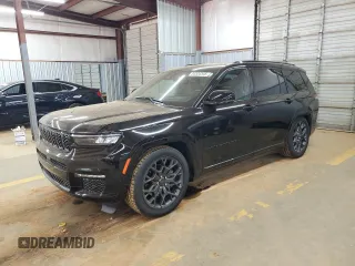 2023 Jeep Grand Cherokee Summit Reserve with VIN 1C4RJKEG3P8862582, listed as a Copart auction lot 54504345 with 9,763 mi miles and Salvage title. Bid and sale history available at DreamBid. Image 1.
