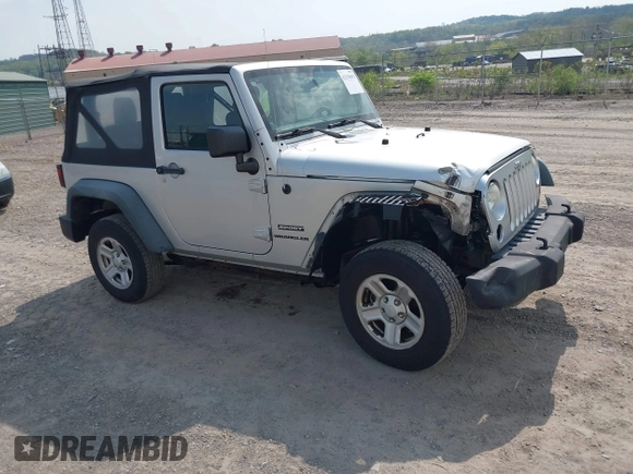 2011 Jeep Wrangler Sport with VIN 1J4AA2D18BL546069, listed as a IAAI auction lot 42139693 with 56,395 mi miles and . Bid and sale history available at carsss.com. Image 1.