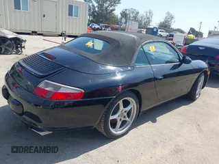 2003 Porsche 911 Carrera with VIN WP0CA29993S652504, listed as a IAAI auction lot 41855189 with 1 mi miles. Bid and sale history available at carsss.com. Image 4.