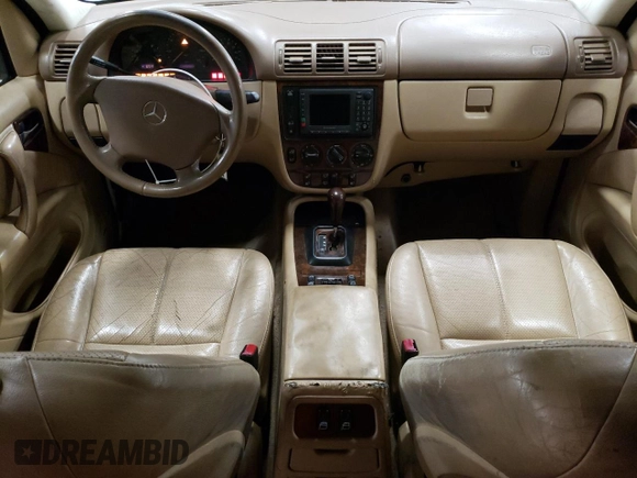 2001 Mercedes-Benz M 320/430/500 with VIN 4JGAB72E51A222489, listed as a Copart auction lot 51674925 with 226,108 mi miles and Clean title. Bid and sale history available at DreamBid. Image 8.