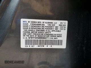 2011 Honda Pilot EX-L with VIN 5FNYF4H50BB066271, listed as a Copart auction lot 48007185 with 116,340 mi miles and Salvage Title. Bid and sale history available at DreamBid. Image 16.