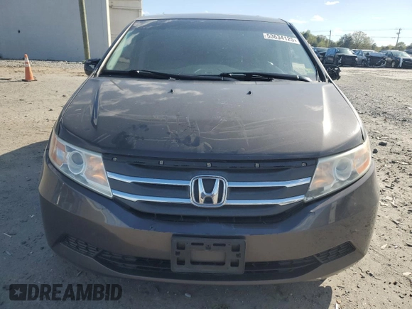 2012 Honda Odyssey EX-L with VIN 5FNRL5H64CB105215, listed as a Copart auction lot 53634125 with 149,310 mi miles and Salvage Title. Bid and sale history available at carsss.com. Image 5.