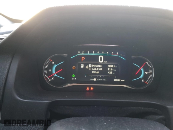2021 Honda Passport EX-L with VIN 5FNYF8H57MB022407, listed as a Copart auction lot 48436585 with 48,602 mi miles and Salvage Title. Bid and sale history available at DreamBid. Image 9.