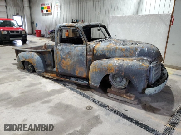 1949 GMC Sonoma with VIN FC10116722, listed as a Copart auction lot 52110655 with Not Provided miles and Salvage Title. Bid and sale history available at DreamBid. Image 4.