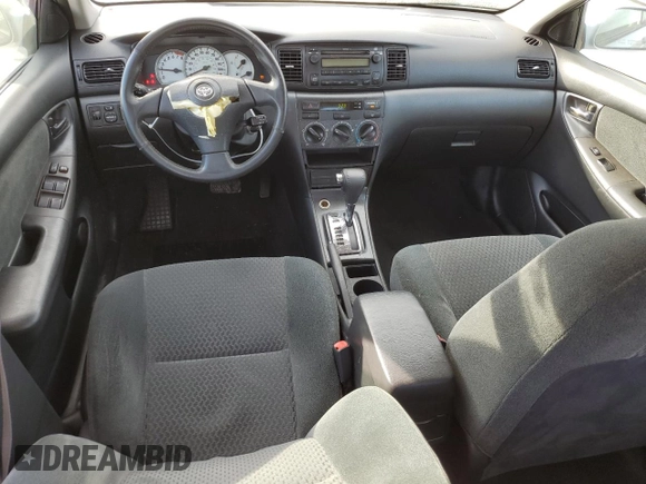 2008 Toyota Corolla CE with VIN 2T1BR32E48C862017, listed as a Copart auction lot 42693765 with 128,165 mi miles and Salvage Title. Bid and sale history available at DreamBid. Image 8.