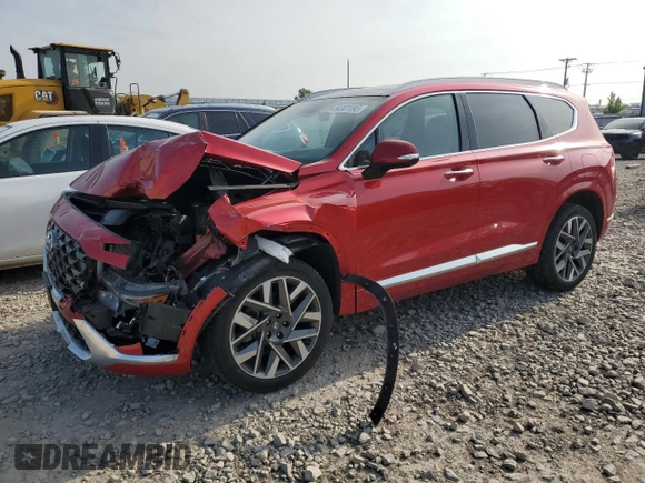 2023 Hyundai Santa Fe Calligraphy with VIN 5NMS5DAL1PH492414, listed as a Copart auction lot 64307095 with 62,011 mi miles and Non repairable. Bid and sale history available at DreamBid. Image 1.