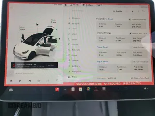 2022 Tesla Model Y Performance with VIN 7SAYGDEFXNF510418, listed as a Copart auction lot 51131465 with 16,263 mi miles and Salvage Title. Bid and sale history available at DreamBid. Image 9.
