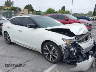 2018 Nissan Maxima SL with VIN 1N4AA6AP9JC399142, listed as a IAAI auction lot 42115954 with 77,191 mi miles and . Bid and sale history available at DreamBid. Image 1.