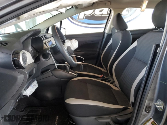 2021 Nissan Versa SV with VIN 3N1CN8EV7ML838541, listed as a Copart auction lot 61648435 with 24,099 mi miles and Salvage title. Bid and sale history available at DreamBid. Image 7.
