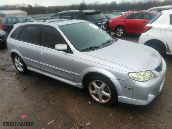2002 Mazda Protege5 with VIN JM1BJ246121495614, listed as a IAAI auction lot 41772004 with NaN miles. Bid and sale history available at carsss.com. Image 1.