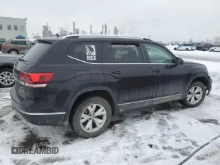 2019 Volkswagen Atlas SEL with VIN 1V2MR2CA2KC606617, listed as a Copart auction lot 47283925 with 128,710 mi miles and Salvage title. Bid and sale history available at DreamBid. Image 3.