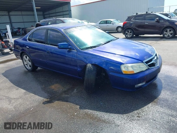 2003 Acura TL Type S with VIN 19UUA568X3A041695, listed as a IAAI auction lot 41994058 with 245,064 mi miles. Bid and sale history available at carsss.com. Image 1.
