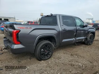 2024 Toyota Tundra SR5 with VIN 5TFLA5DB8RX225497, listed as a Copart auction lot 54444545 with 6,092 mi miles and Salvage title. Bid and sale history available at DreamBid. Image 3.