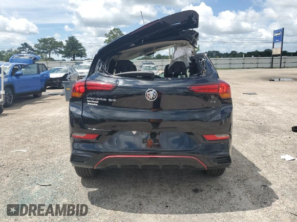 2021 Buick Encore GX Preferred with VIN KL4MMBS27MB098769, listed as a Copart auction lot 61025825 with 63,060 mi miles and Salvage title. Bid and sale history available at DreamBid. Image 6.