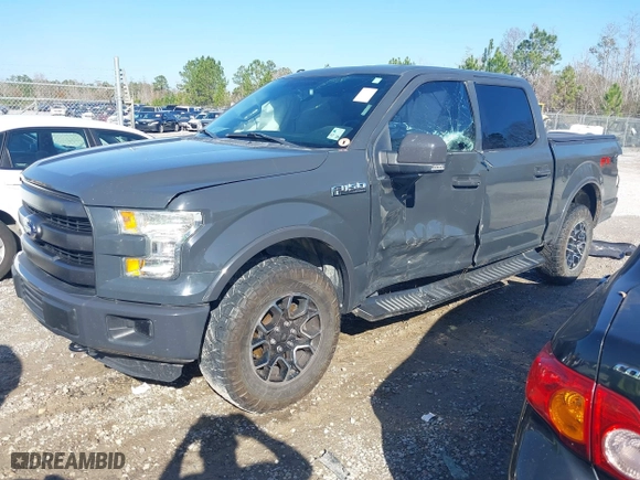 2016 Ford F-150 XLT with VIN 1FTEW1EF2GKE21353, listed as a IAAI auction lot 41209744 with 104,198 mi miles. Bid and sale history available at carsss.com. Image 2.