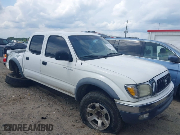 2001 Toyota Tacoma PreRunner z VIN 5TEGN92N11Z805360, wystawiony jako IAAI lot #42128006 z przebiegiem 295 381 mil mil oraz . Historia ofert i sprzedaży dostępna na DreamBid. Obrazek 1.