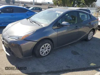 2020 Toyota Prius L Eco z VIN JTDKARFU0L3124101, wystawiony jako Copart lot #54017505 z przebiegiem 94 072 mil mil oraz Szkoda całkowita • Salvage title. Historia ofert i sprzedaży dostępna na DreamBid. Obrazek 1.
