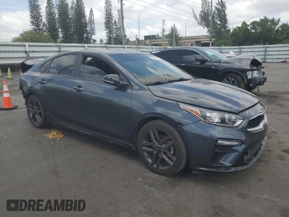 2020 Kia Forte GT-Line with VIN 3KPF34AD1LE249543, listed as a Copart auction lot 53662505 with 51,290 mi miles and Clean Title. Bid and sale history available at carsss.com. Image 4.