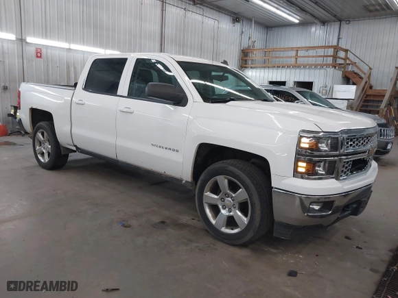2014 Chevrolet Silverado 1500 LT with VIN 3GCUKREC3EG524507, listed as a IAAI auction lot 41865693 with 207,023 mi miles. Bid and sale history available at carsss.com. Image 1.