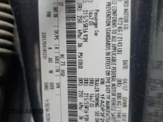 2017 Ford Focus SE с VIN 1FADP3F29HL267516, выставлен на аукционе Copart как лот 56984255 с пробегом 98 861 миль миль и Списание • Salvage title. История ставок и продаж доступна на DreamBid. Изображение 13.