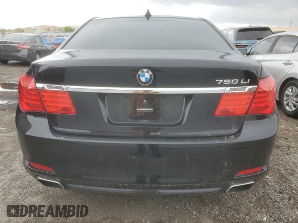 2011 BMW 7 Series 750Li with VIN WBAKB8C53BCY66203, listed as a Copart auction lot 55884985 with 87,593 mi miles and Clean title. Bid and sale history available at DreamBid. Image 6.