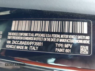 2017 Jeep Renegade Sport z VIN ZACCJBABXHPF35851, wystawiony jako IAAI lot #42705605 z przebiegiem 141 831 mil mil oraz . Historia ofert i sprzedaży dostępna na DreamBid. Obrazek 9.