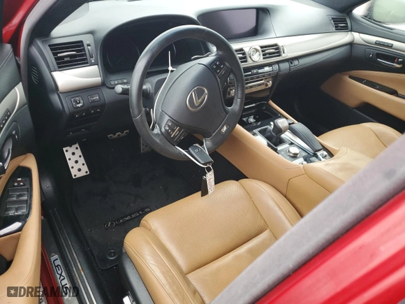 2014 Lexus LS 460 with VIN JTHBL5EF7E5130926, listed as a Copart auction lot 74467774 with 0 mi miles and Non Repairable. Bid and sale history available at carsss.com. Image 8.