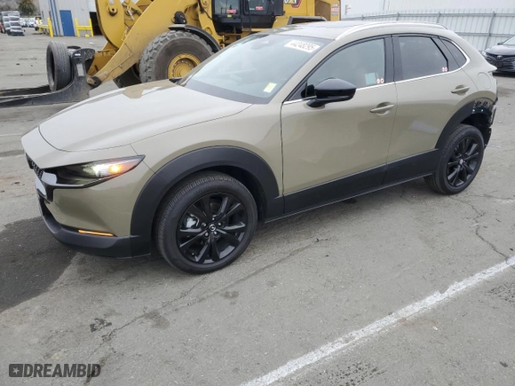 2024 Mazda CX-30 2.5 Carbon Turbo with VIN 3MVDMBXY2RM675905, listed as a Copart auction lot 44248295 with 1,836 mi miles and Salvage Title. Bid and sale history available at carsss.com. Image 1.