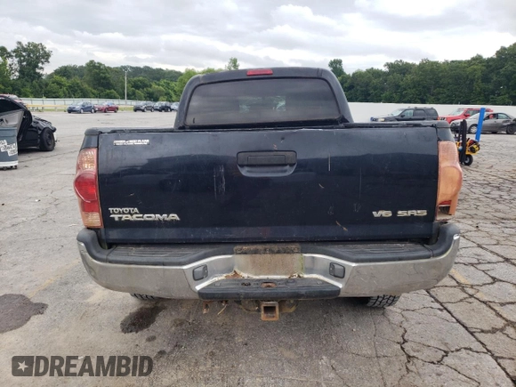 2005 Toyota Tacoma with VIN 5TEMU52N85Z007331, listed as a Copart auction lot 60466515 with 232,049 mi miles and Salvage title. Bid and sale history available at DreamBid. Image 6.
