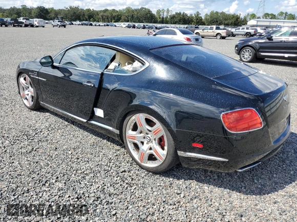 2014 Bentley Continental GT z VIN SCBFU7ZA5EC092542, wystawiony jako Copart lot #73841604 z przebiegiem Nie podano mil oraz Szkoda całkowita • Salvage title. Historia ofert i sprzedaży dostępna na DreamBid. Obrazek 2.