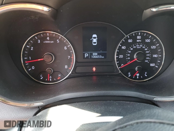 2015 Kia Forte EX with VIN KNAFZ4A88F5336886, listed as a Copart auction lot 54187295 with 106,653 mi miles and Salvage Title. Bid and sale history available at carsss.com. Image 9.