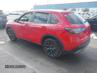 2024 Honda HR-V Sport with VIN 3CZRZ1H58RM706561, listed as a IAAI auction lot 41036348 with 26,257 mi miles. Bid and sale history available at carsss.com. Image 3.