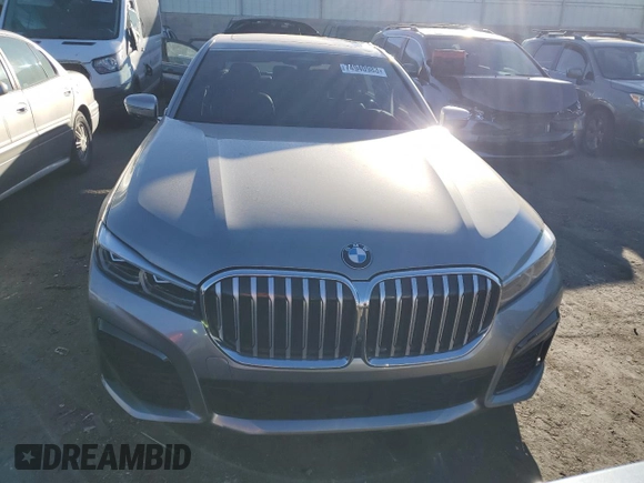 2020 BMW 7 Series 750i xDrive with VIN WBA7U2C05LBM62067, listed as a Copart auction lot 74940983 with 10,654 mi miles. Bid and sale history available at carsss.com. Image 5.