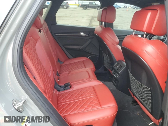 2020 Audi SQ5 Premium Plus with VIN WA1B4AFY4L2013451, listed as a Copart auction lot 52590665 with 33,551 mi miles and Salvage Title. Bid and sale history available at carsss.com. Image 11.