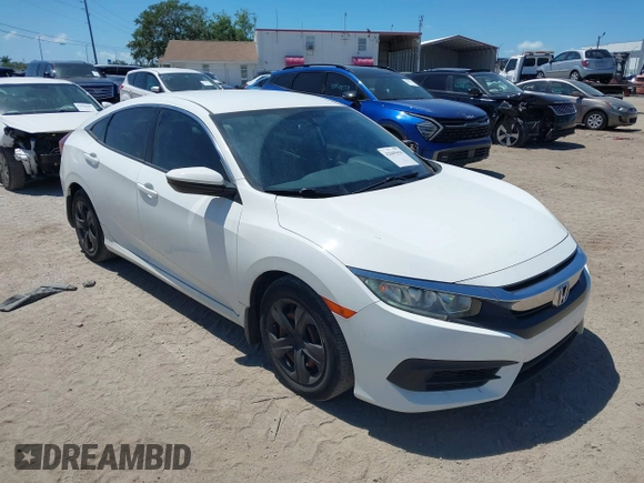 2016 Honda Civic Sedan LX with VIN 19XFC2F55GE048806, listed as a IAAI auction lot 42049410 with 86,789 mi miles. Bid and sale history available at carsss.com. Image 1.