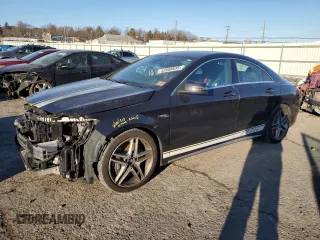 2014 Mercedes-Benz CLA 45 AMG z VIN WDDSJ5CBXEN029182, wystawiony jako Copart lot #42688635 z przebiegiem 99 266 mil mil oraz Szkoda całkowita • Salvage title. Historia ofert i sprzedaży dostępna na DreamBid. Obrazek 1.