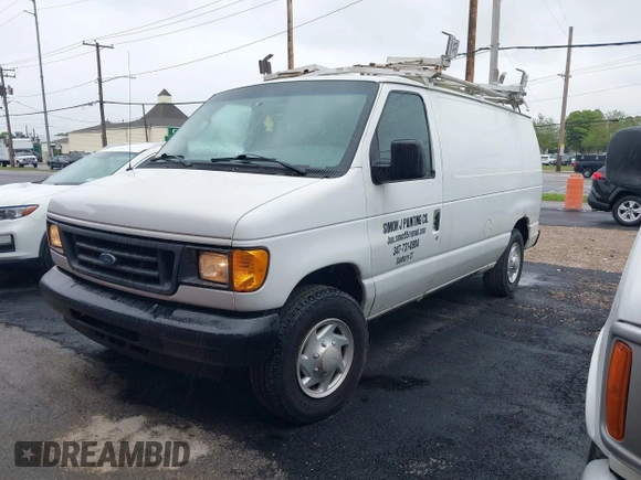2007 Ford Econoline Cargo Commercial z VIN 1FTNE24L57DA71009, wystawiony jako IAAI lot #42333263 z przebiegiem 184 489 mil mil oraz . Historia ofert i sprzedaży dostępna na DreamBid. Obrazek 2.