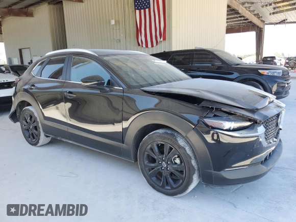 2024 Mazda CX-30 S Select Sport with VIN 3MVDMBBM8RM701752, listed as a Copart auction lot 54662705 with 16,720 mi miles and Salvage title. Bid and sale history available at DreamBid. Image 4.