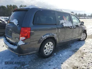 2019 Dodge Grand Caravan SE with VIN 2C4RDGBG8KR704535, listed as a Copart auction lot 42096825 with 51,060 mi miles and Salvage Title. Bid and sale history available at DreamBid. Image 3.