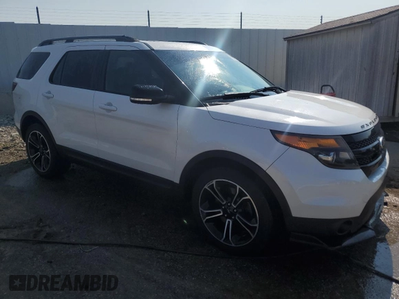 2015 Ford Explorer Sport z VIN 1FM5K8GTXFGB72305, wystawiony jako Copart lot #59307095 z przebiegiem 196 689 mil mil oraz Szkoda całkowita • Salvage title. Historia ofert i sprzedaży dostępna na DreamBid. Obrazek 4.