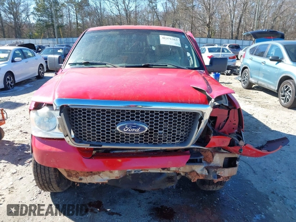 2005 Ford F-150 XLT with VIN 1FTPX12555NB76674, listed as a IAAI auction lot 41371363 with 137,782 mi miles. Bid and sale history available at carsss.com. Image 13.