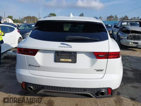 2019 Jaguar E-Pace S with VIN SADFJ2FX1K1Z38954, listed as a IAAI auction lot 41594147 with 58,015 mi miles and . Bid and sale history available at DreamBid. Image 16.