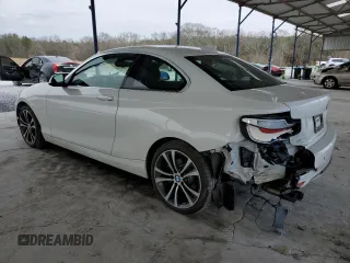 2018 BMW 2 Series 230i with VIN WBA2J1C57JVD09620, listed as a Copart auction lot 47127675 with 78,622 mi miles and Salvage Title. Bid and sale history available at carsss.com. Image 2.